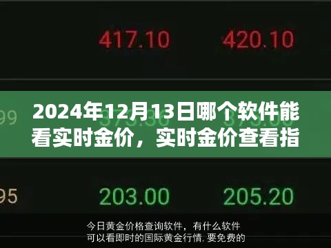 2024年12月13日實(shí)時(shí)金價(jià)查看指南，最佳軟件推薦