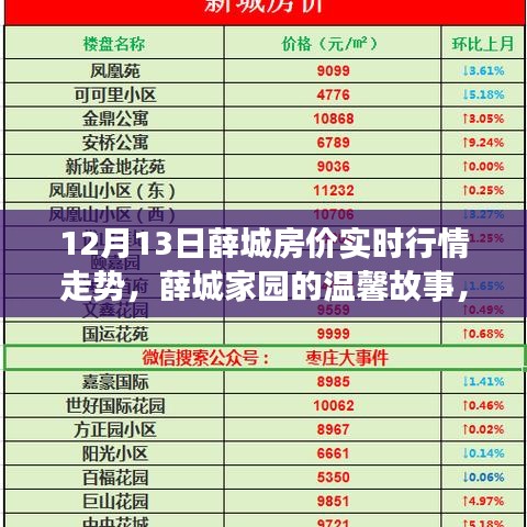 薛城房價實時走勢與家園溫馨故事，友情與家的溫暖相伴而行