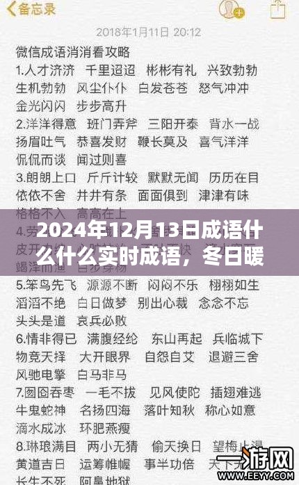 冬日暖陽下的成語奇緣，實(shí)時(shí)成語探索與溫馨日常分享——2024年12月13日