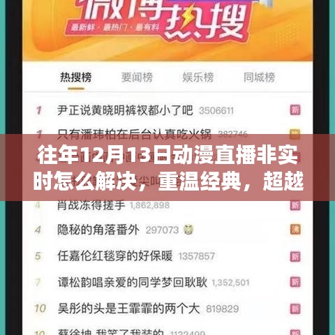動漫直播延遲解決新篇章，革命性創(chuàng)新產(chǎn)品引領(lǐng)經(jīng)典重溫，超越時空界限的解決方案介紹