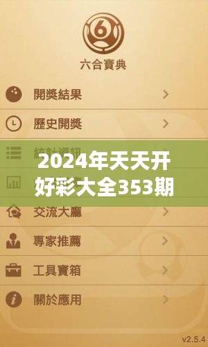 2024年天天開(kāi)好彩大全353期：財(cái)經(jīng)愛(ài)好者寶典