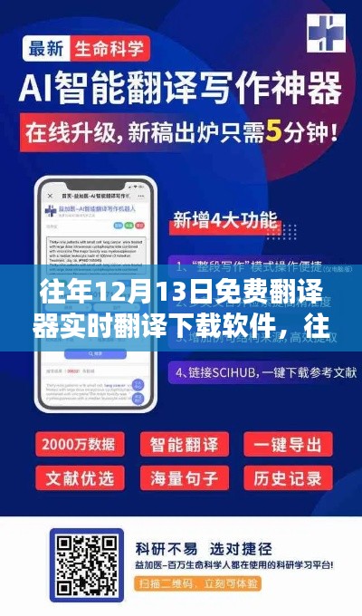 免費翻譯器實時翻譯下載軟件的誕生與往日榮光，歷年12月13日的回顧與影響