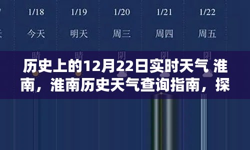 探索淮南歷史天氣，揭秘淮南市十二月二十二日的實時天氣記錄