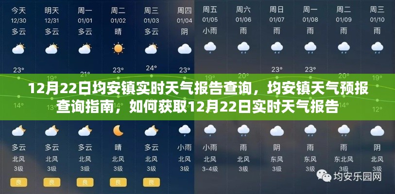 均安鎮(zhèn)天氣預報查詢指南，如何獲取實時天氣報告（以12月22日為例）