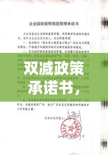 雙減政策承諾書，堅(jiān)定執(zhí)行，不負(fù)承諾，共筑教育未來！