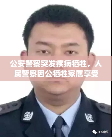 公安警察突發(fā)疾病犧牲，人民警察因公犧牲家屬享受的撫恤標準 