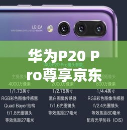 華為P20 Pro尊享京東獨家優(yōu)惠，專業(yè)攝影與頂尖性能的完美融合！