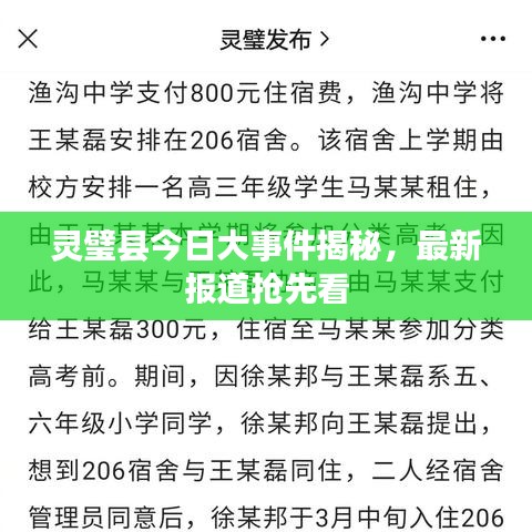 靈璧縣今日大事件揭秘，最新報道搶先看